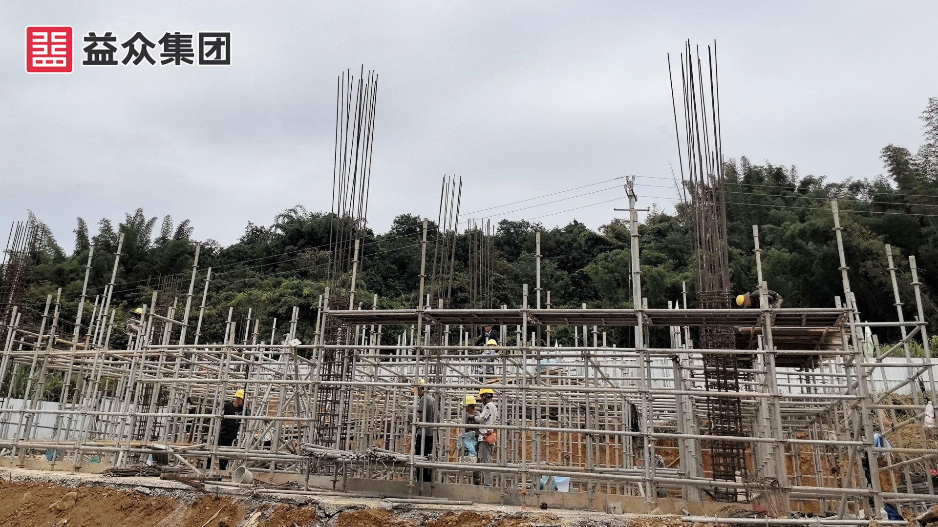 配電間、污泥脫水間支模架搭設(shè)_副本